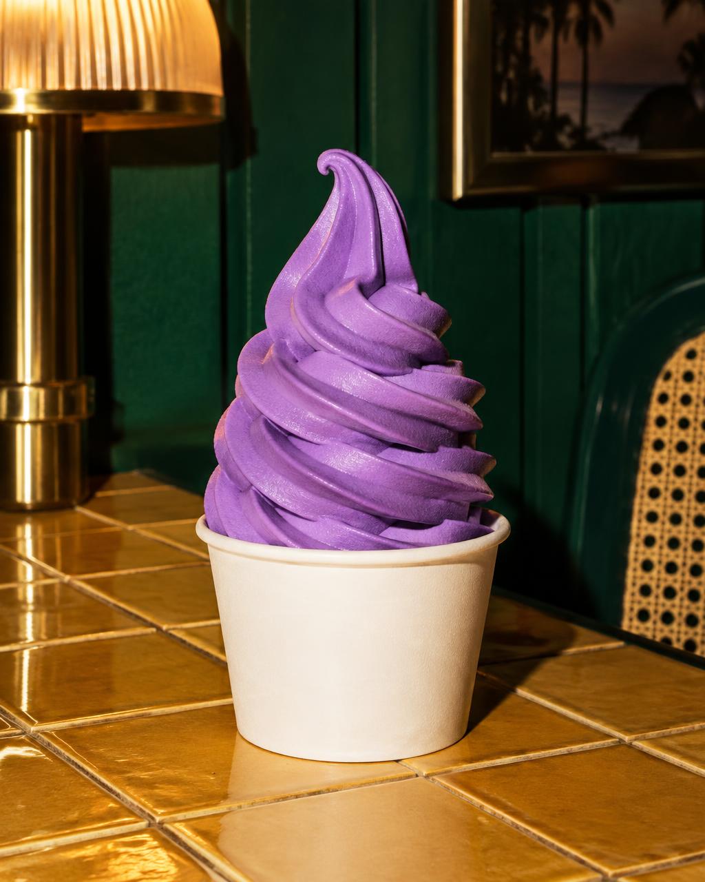 Ube Soft Serve